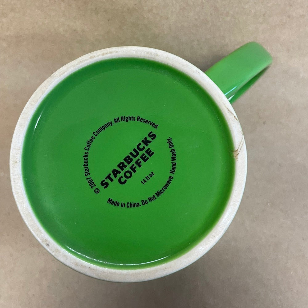Starbucks Bright Green Mug-2007
